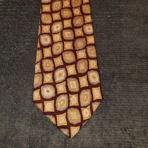 Yellow, Gold, Brown Square Pattern GAP Necktie - NWOT